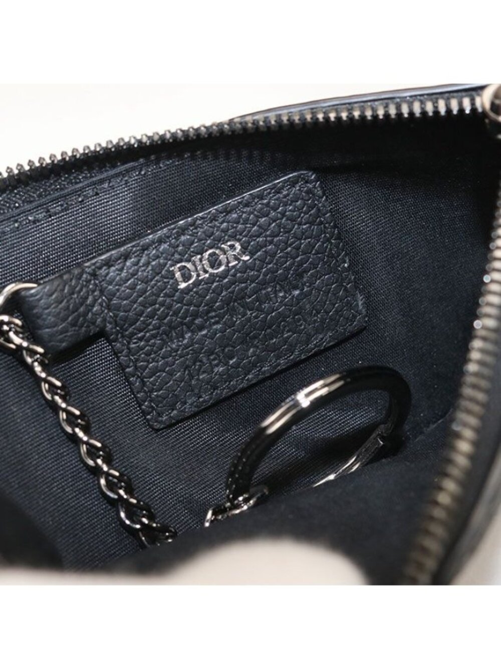 Dior Fragment Case Gravity Coin Purse Leather - Picture 5 of 6